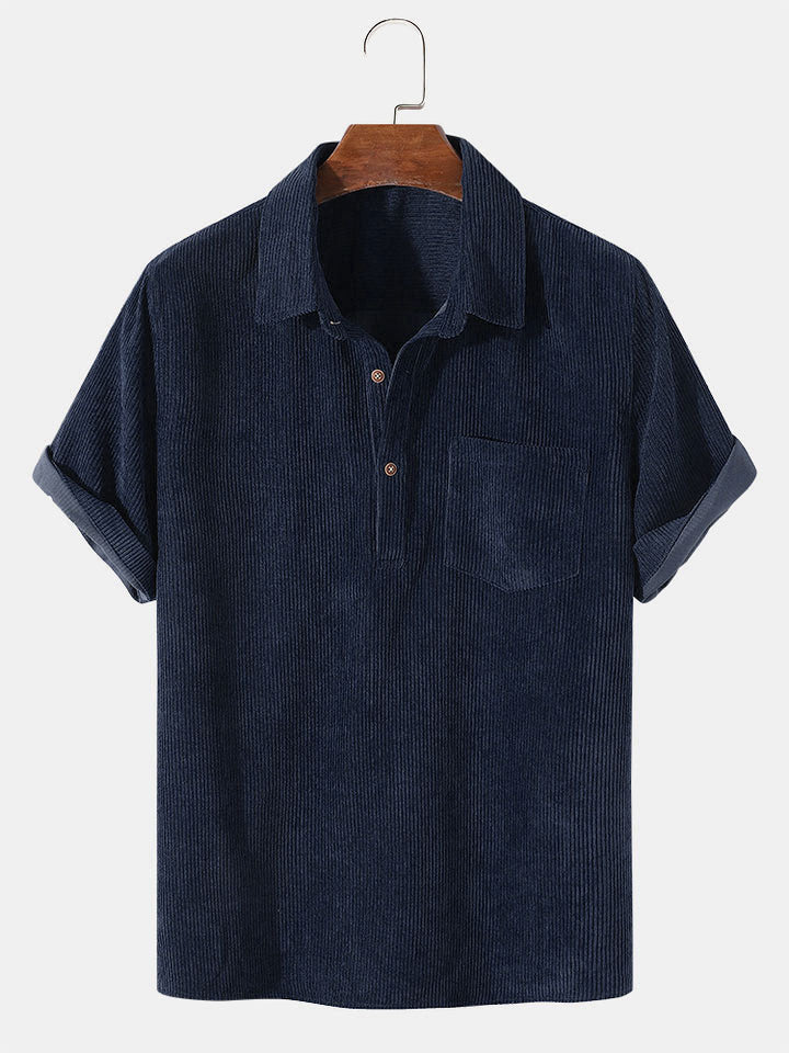 James | Solid Short Sleeve Basic Shirt