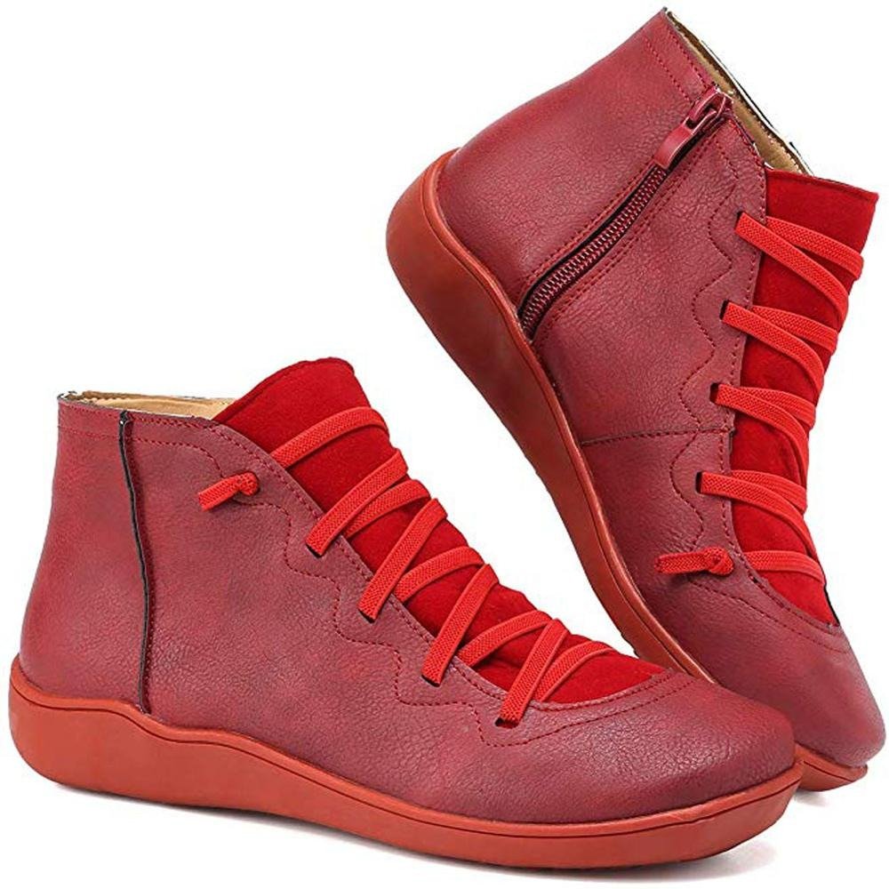 Nina™ – Trendy Vintage-Style Orthopedic Ankle Boots