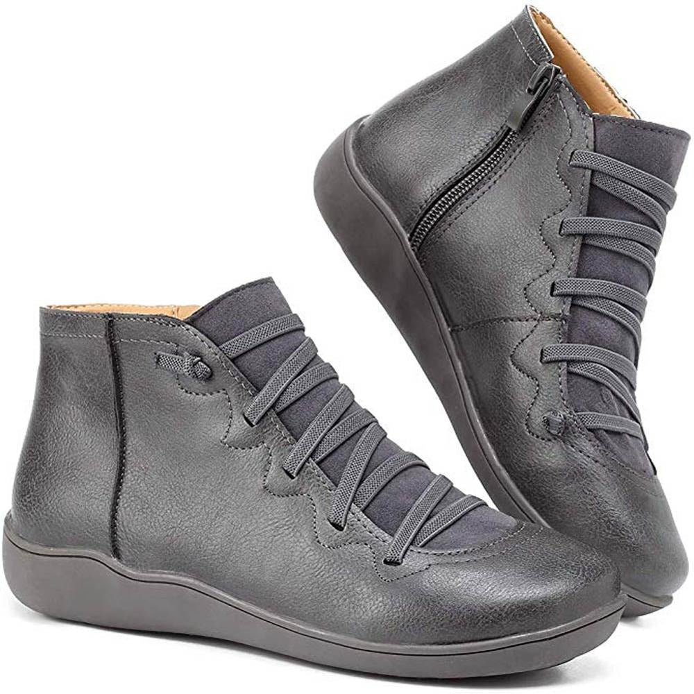 Nina™ – Trendy Vintage-Style Orthopedic Ankle Boots