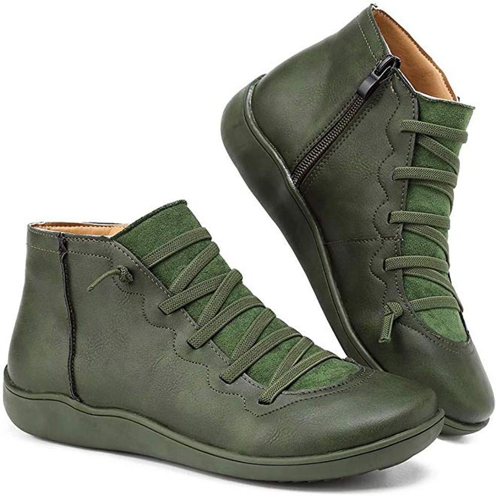 Nina™ – Trendy Vintage-Style Orthopedic Ankle Boots