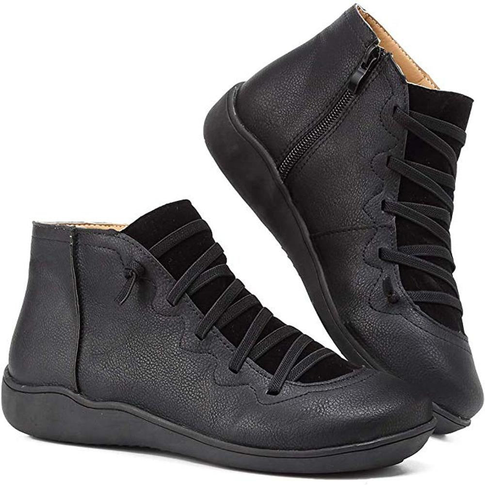 Nina™ – Trendy Vintage-Style Orthopedic Ankle Boots