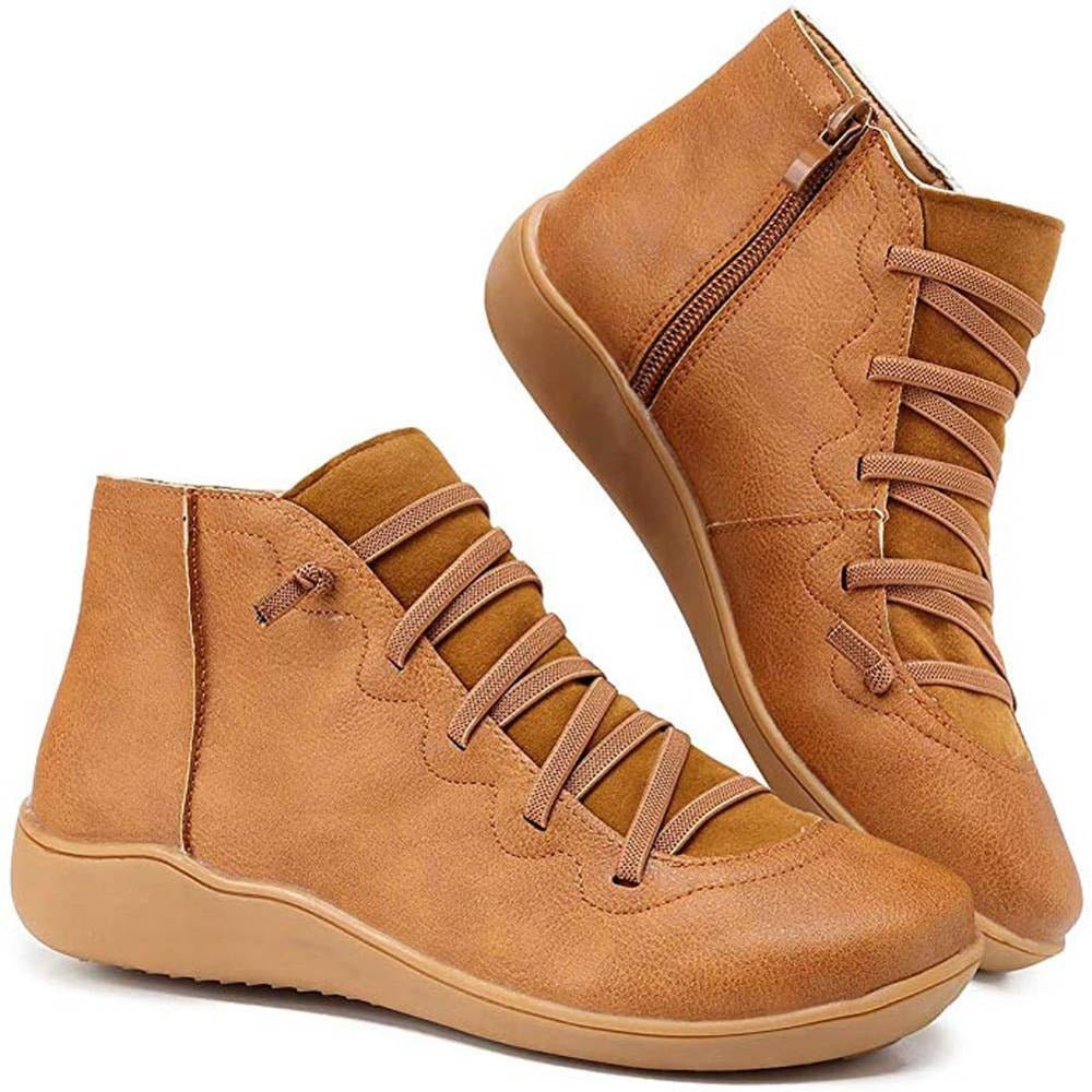 Nina™ – Trendy Vintage-Style Orthopedic Ankle Boots