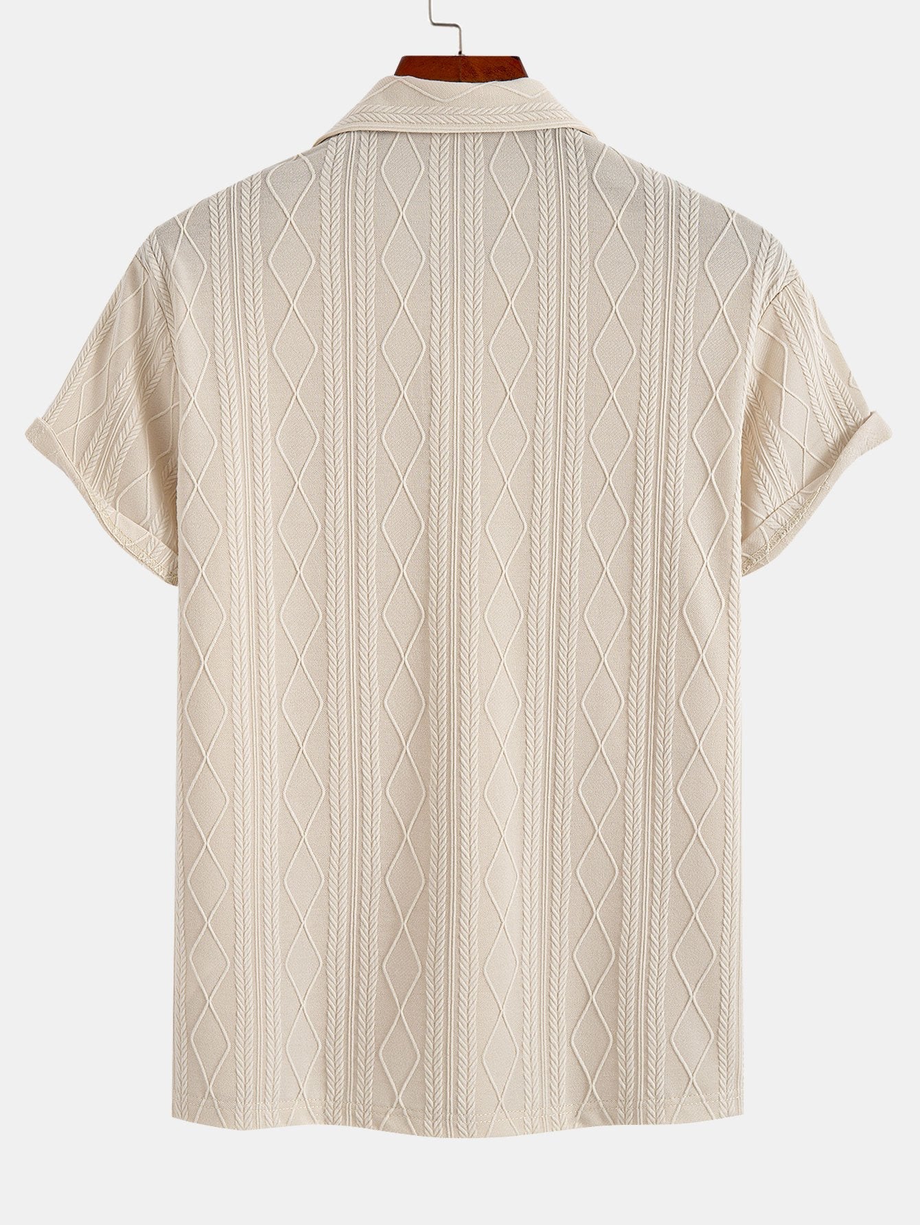 Oliver | Knitted Geometric Jacquard Polo