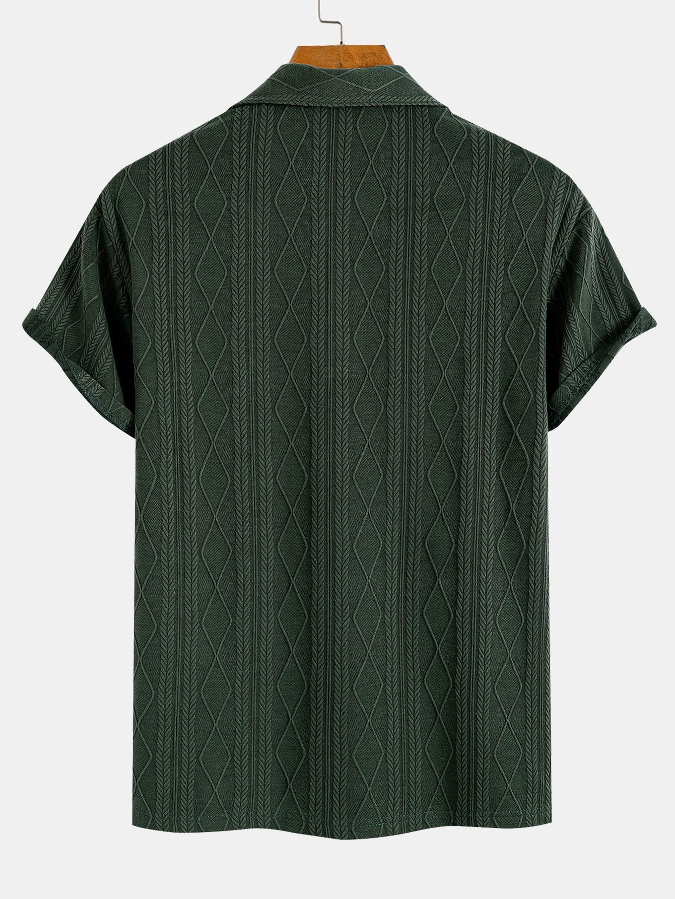 Oliver | Knitted Geometric Jacquard Polo